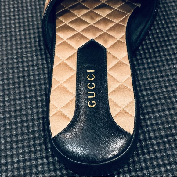 SINGLE SHOE Gucci Supreme NY Yankees GG Embroidered Canvas Mule 38 - Picture 4 of 10